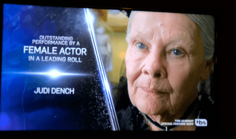 People notice huge mistake with award Judi Dench collected at the SAGs People notice huge mistake with award Judi Dench collected at the SAGs