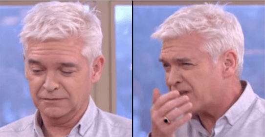 Hungover Phillip Schofield nearly vomits live on This Morning Hungover Phillip Schofield nearly vomits live on This Morning