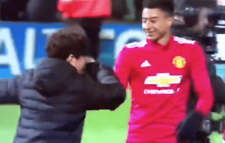 WATCH: Jesse Lingard dabs with pitch-invading kid after Yeovil win WATCH: Jesse Lingard dabs with pitch-invading kid after Yeovil win