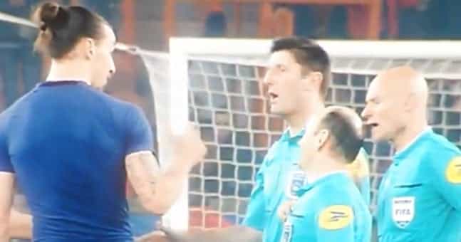 Referee who kicked Nantes player once had a heated exchange with Zlatan Ibrahimovic Referee who kicked Nantes player once had a heated exchange with Zlatan Ibrahimovic