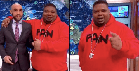 Big Narstie just presented the weather on Good Morning Britain and it was hilarious Big Narstie just presented the weather on Good Morning Britain and it was hilarious
