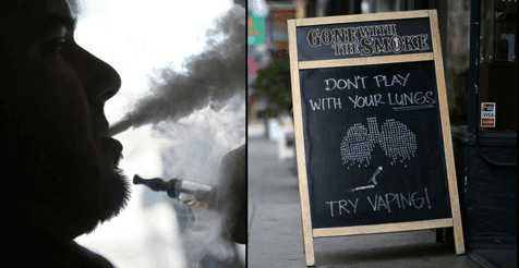 Smoking an e-cigarette could have a devastating impact on your health Smoking an e-cigarette could have a devastating impact on your health