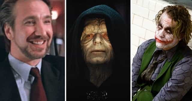 The British public have named the best 20 villains in film history The British public have named the best 20 villains in film history