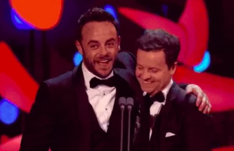 Ant McPartlin close to tears as he gives moving acceptance speech at TV Awards Ant McPartlin close to tears as he gives moving acceptance speech at TV Awards
