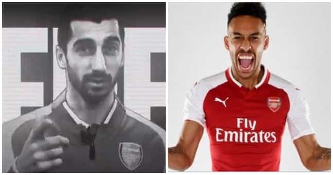 Arsenal use Mkhitaryan to announce Aubameyang transfer in bizarre video Arsenal use Mkhitaryan to announce Aubameyang transfer in bizarre video