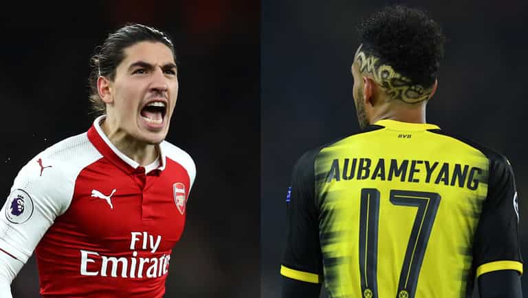 Hector Bellerin drops Twitter hint that Pierre-Emerick Aubameyang could be on his way to Arsenal Hector Bellerin drops Twitter hint that Pierre-Emerick Aubameyang could be on his way to Arsenal