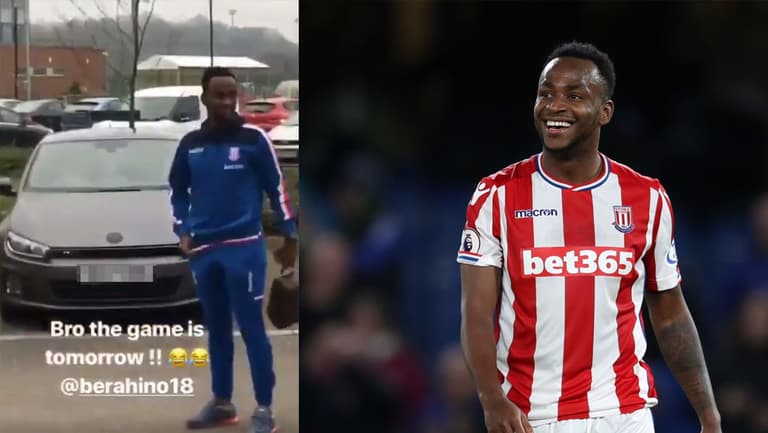 WATCH: Saido Berahino ‘turns up ready for Man United game’… a day early WATCH: Saido Berahino ‘turns up ready for Man United game’… a day early