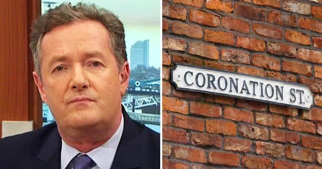 Poor Piers Morgan is ‘upset’ because he was ‘attacked’ on Corrie Poor Piers Morgan is ‘upset’ because he was ‘attacked’ on Corrie