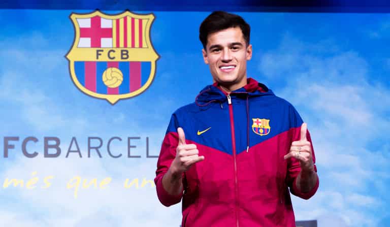 Philippe Coutinho will reportedly wear the number seven shirt for Barcelona Philippe Coutinho will reportedly wear the number seven shirt for Barcelona