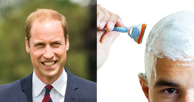 Prince William has finally bit the bullet and shaved his head Prince William has finally bit the bullet and shaved his head