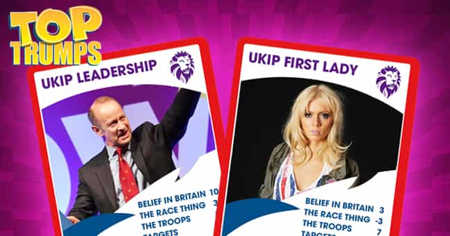 UKIP Top Trumps: Party or partner – who should Henry Bolton dump? UKIP Top Trumps: Party or partner – who should Henry Bolton dump?