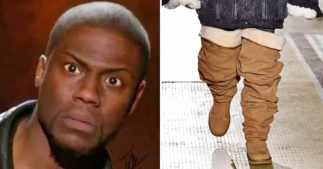 Thigh-high Ugg boots for men are now a thing and we’ve lost all hope for humanity Thigh-high Ugg boots for men are now a thing and we’ve lost all hope for humanity
