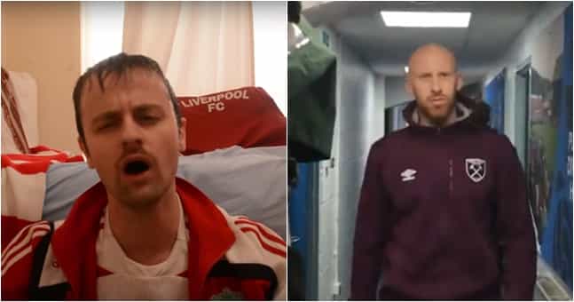West Ham defender can’t get the new Liverpool song out of his head West Ham defender can’t get the new Liverpool song out of his head