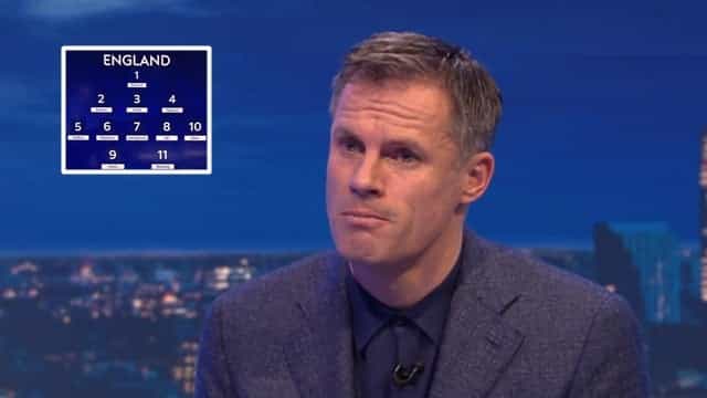 Jamie Carragher has selected his England XI to start at the World Cup Jamie Carragher has selected his England XI to start at the World Cup