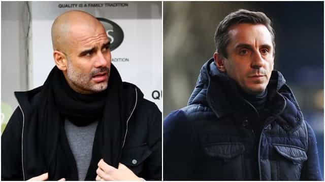 Pep Guardiola has responded to Gary Neville’s criticism of his squad decision Pep Guardiola has responded to Gary Neville’s criticism of his squad decision