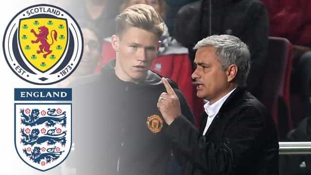 Jose Mourinho has given Scott McTominay advice on his international future Jose Mourinho has given Scott McTominay advice on his international future