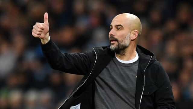 Pep Guardiola defies FA charge by wearing yellow ribbon at Wembley Pep Guardiola defies FA charge by wearing yellow ribbon at Wembley