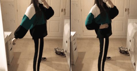 A girl’s ‘skinny legs’ mirror selfie is freaking out the entire internet A girl’s ‘skinny legs’ mirror selfie is freaking out the entire internet