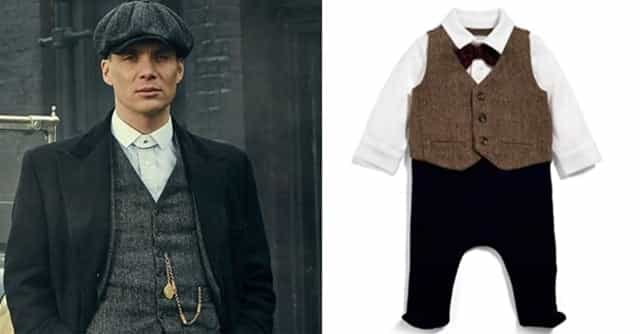 There’s now Peaky Blinders baby clothes and they’re pretty cheap There’s now Peaky Blinders baby clothes and they’re pretty cheap