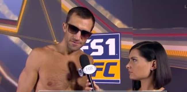 Luke Rockhold’s post weigh-in interview is a legitimately rough watch Luke Rockhold’s post weigh-in interview is a legitimately rough watch