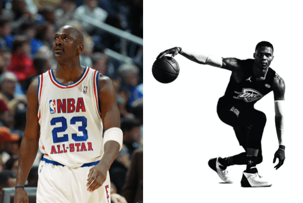 Reeling back the years: The evolution of the NBA All-Star jersey Reeling back the years: The evolution of the NBA All-Star jersey