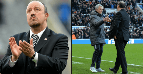 Rafa Benitez has revealed what Jose Mourinho said to him after beating Manchester United Rafa Benitez has revealed what Jose Mourinho said to him after beating Manchester United