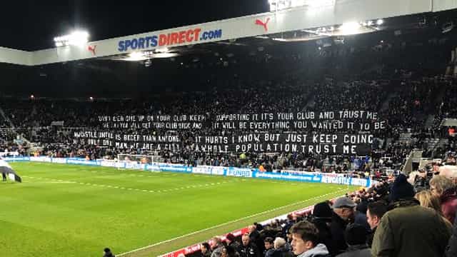 Rival fans everywhere express their awe at Newcastle United supporters’ stirring banner Rival fans everywhere express their awe at Newcastle United supporters’ stirring banner