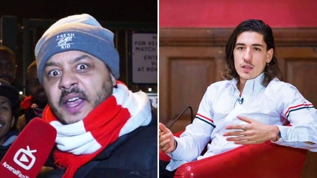 WATCH: Hector Bellerin destroys Arsenal Fan TV as he reveals what the players really think of them