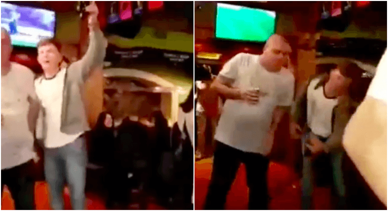 Stop what you’re doing and watch the most remarkable catch of a pint glass you’ll ever see Stop what you’re doing and watch the most remarkable catch of a pint glass you’ll ever see