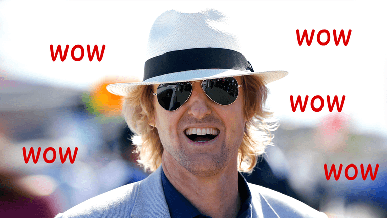 Hundreds of Australians gathered together to say ‘Wow’ like Owen Wilson Hundreds of Australians gathered together to say ‘Wow’ like Owen Wilson