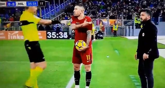 Gennaro Gattuso was at his shithousing best with Roma’s Aleksandar Kolarov Gennaro Gattuso was at his shithousing best with Roma’s Aleksandar Kolarov