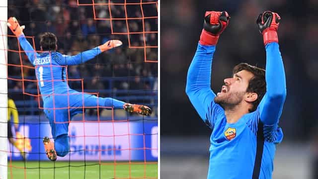 Whilst everyone was raving about De Gea, Liverpool target Alisson produced an ever better save Whilst everyone was raving about De Gea, Liverpool target Alisson produced an ever better save