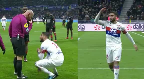 WATCH: Lyon are somehow denied one of the most blatant penalties you’ll ever see WATCH: Lyon are somehow denied one of the most blatant penalties you’ll ever see