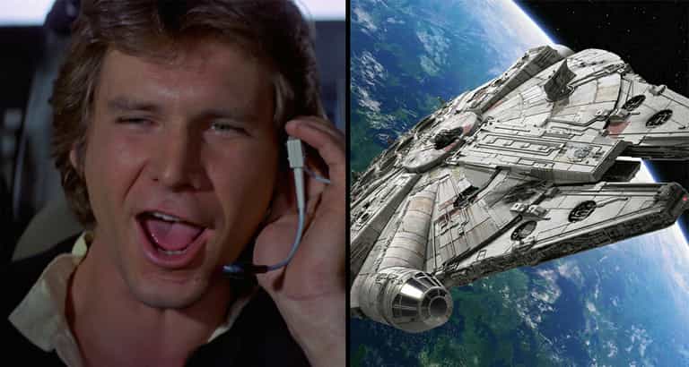 Someone has spotted the Millennium Falcon on Google Earth outside Longcross Studios Someone has spotted the Millennium Falcon on Google Earth outside Longcross Studios