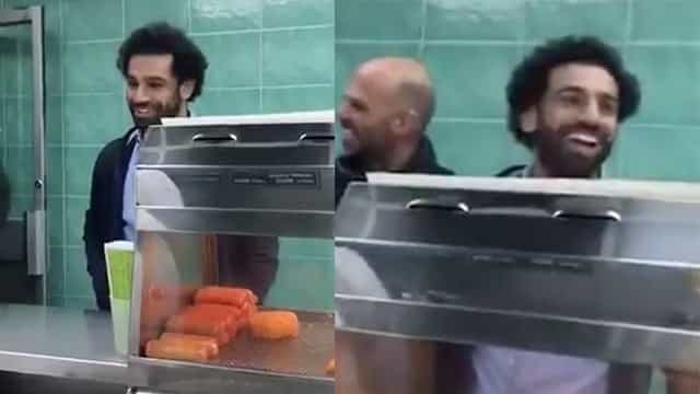 WATCH: Mo Salah spotted in Liverpool chippy WATCH: Mo Salah spotted in Liverpool chippy