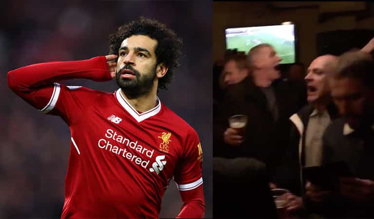 WATCH: Liverpool fans take over Porto bar with rousing rendition of Mo Salah chant WATCH: Liverpool fans take over Porto bar with rousing rendition of Mo Salah chant
