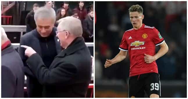 Manchester United fans reckon Fergie was bigging Scott McTominay up to Jose Mourinho Manchester United fans reckon Fergie was bigging Scott McTominay up to Jose Mourinho