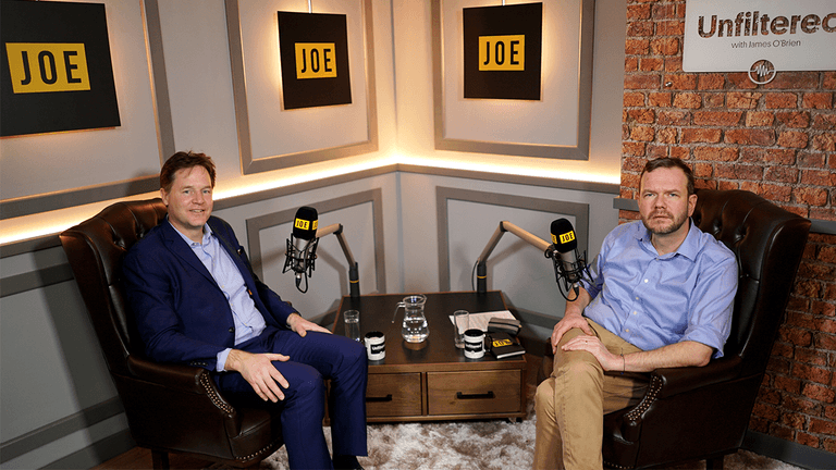 Unfiltered with James O’Brien | Episode 17: Sir Nick Clegg Unfiltered with James O’Brien | Episode 17: Sir Nick Clegg