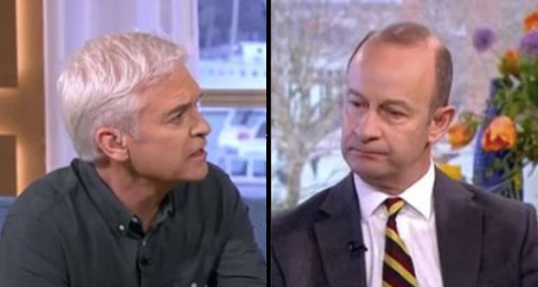 Phillip Schofield erupts and asks ex-UKIP leader savage question on This Morning Phillip Schofield erupts and asks ex-UKIP leader savage question on This Morning