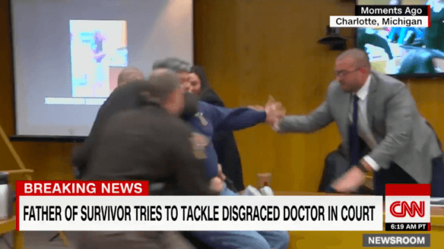Father who attacked Larry Nassar in courtroom will not face any punishment Father who attacked Larry Nassar in courtroom will not face any punishment