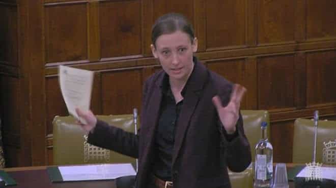 Mhairi Black has become the first MP to say c*** in Parliament Mhairi Black has become the first MP to say c*** in Parliament