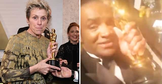 The man who stole Frances McDormand’s Oscar was stupid enough to live stream his ‘celebrations’ with the award The man who stole Frances McDormand’s Oscar was stupid enough to live stream his ‘celebrations’ with the award