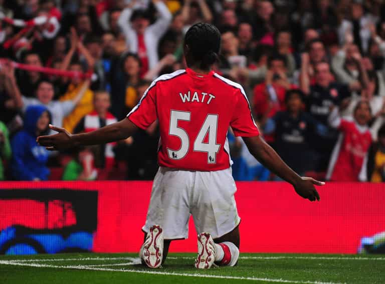 Ex-Arsenal player Sanchez Watt red carded for dissent after ref asks his name Ex-Arsenal player Sanchez Watt red carded for dissent after ref asks his name