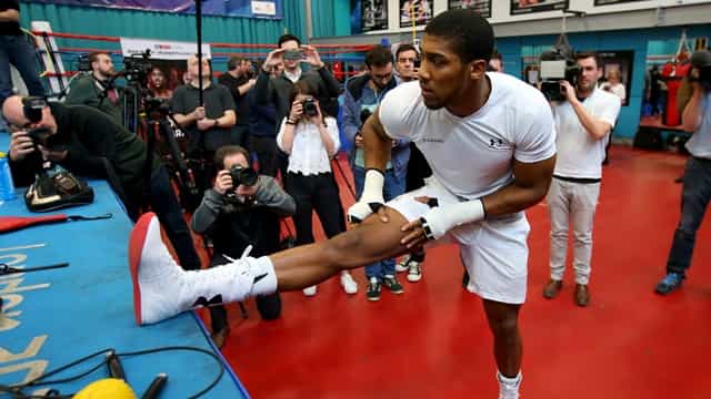 Anthony Joshua’s behaviour at media day has enraged Joseph Parker’s team Anthony Joshua’s behaviour at media day has enraged Joseph Parker’s team
