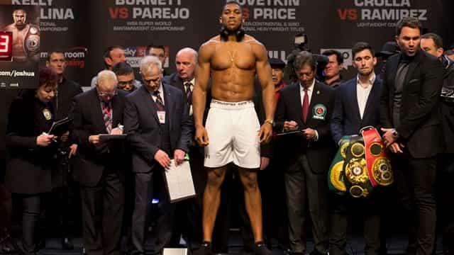 Inside the diet which saw Anthony Joshua weigh in at 17st 4lbs Inside the diet which saw Anthony Joshua weigh in at 17st 4lbs