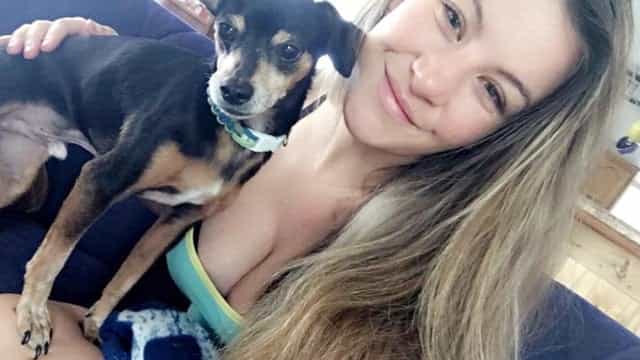 Heavily pregnant Miesha Tate fights off dog to protect her own Heavily pregnant Miesha Tate fights off dog to protect her own