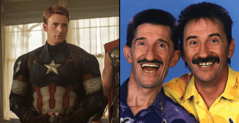 Chris Evans now has a moustache and looks exactly like Barry Chuckle Chris Evans now has a moustache and looks exactly like Barry Chuckle