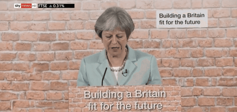 This speech by Theresa May is being rinsed on social media This speech by Theresa May is being rinsed on social media