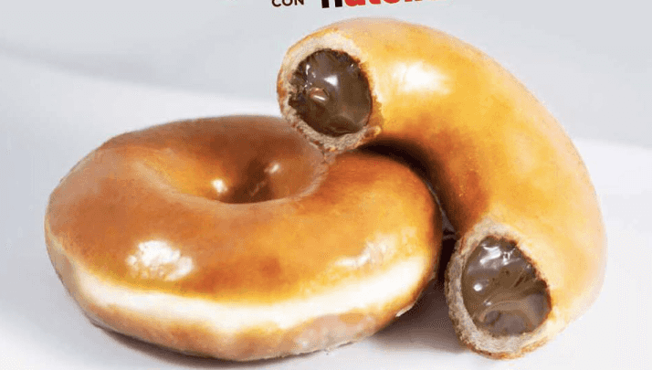 This Krispy Kreme doughnut filled with Nutella needs to come to the UK asap This Krispy Kreme doughnut filled with Nutella needs to come to the UK asap