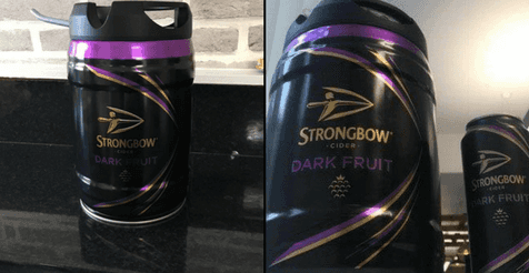 Morrisons is selling huge kegs of Strongbow Dark Fruit for a bargain price Morrisons is selling huge kegs of Strongbow Dark Fruit for a bargain price